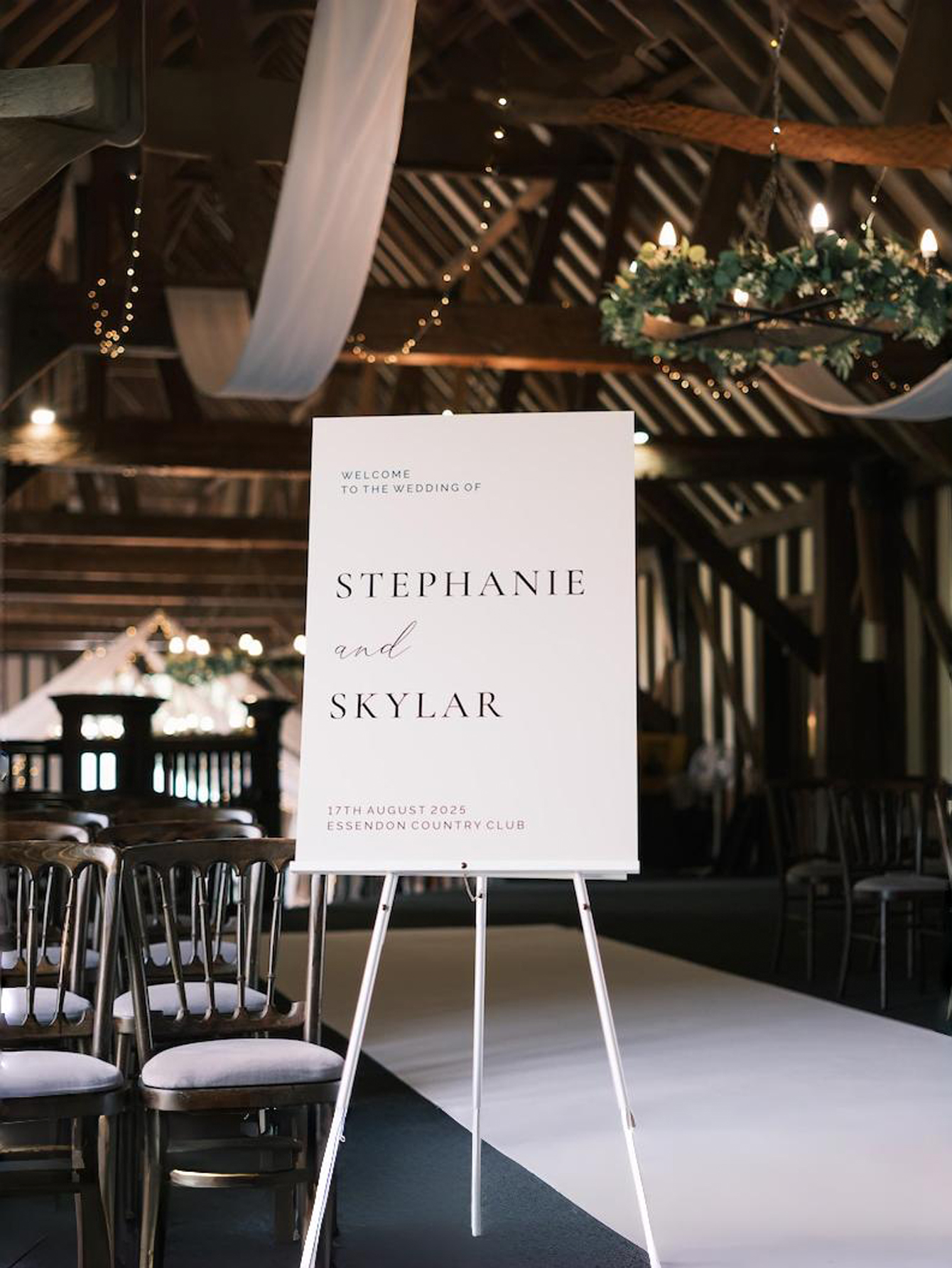 Wedding Reception Decorations Wedding Welcome Signage